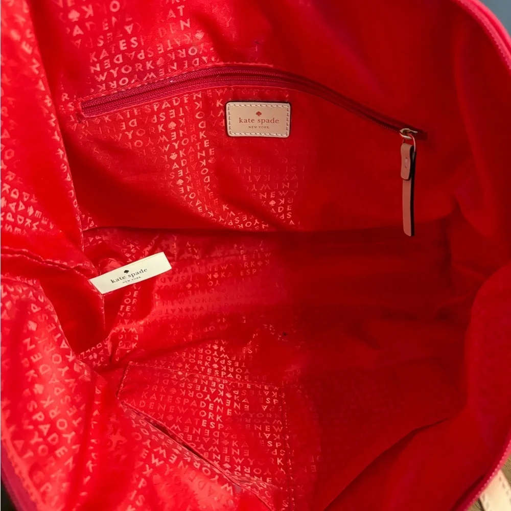 Kate Spade Nylon Tote with unbranded twilly
